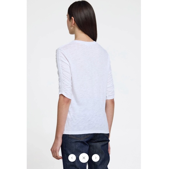 Goldie Tees | RUCHED HALF SLEEVE TEE - Picture 2 of 5